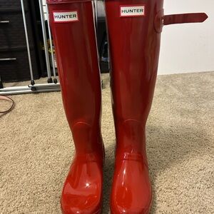 Hunter Red Rain Boots